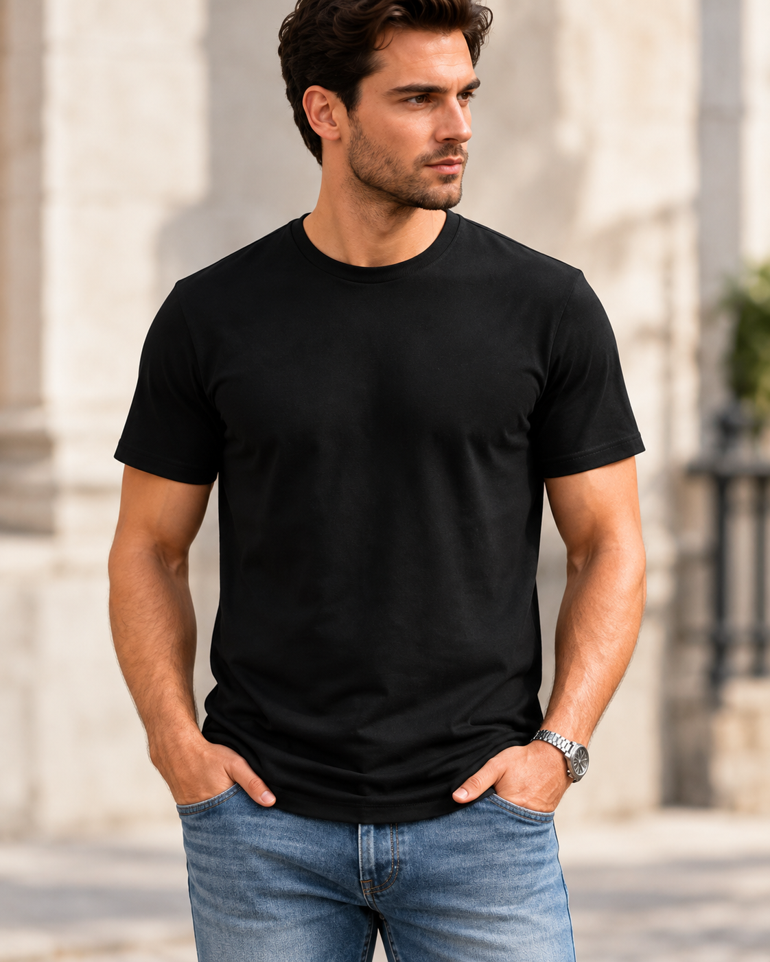Nestvoroq Two Pack Crew Neck Tees