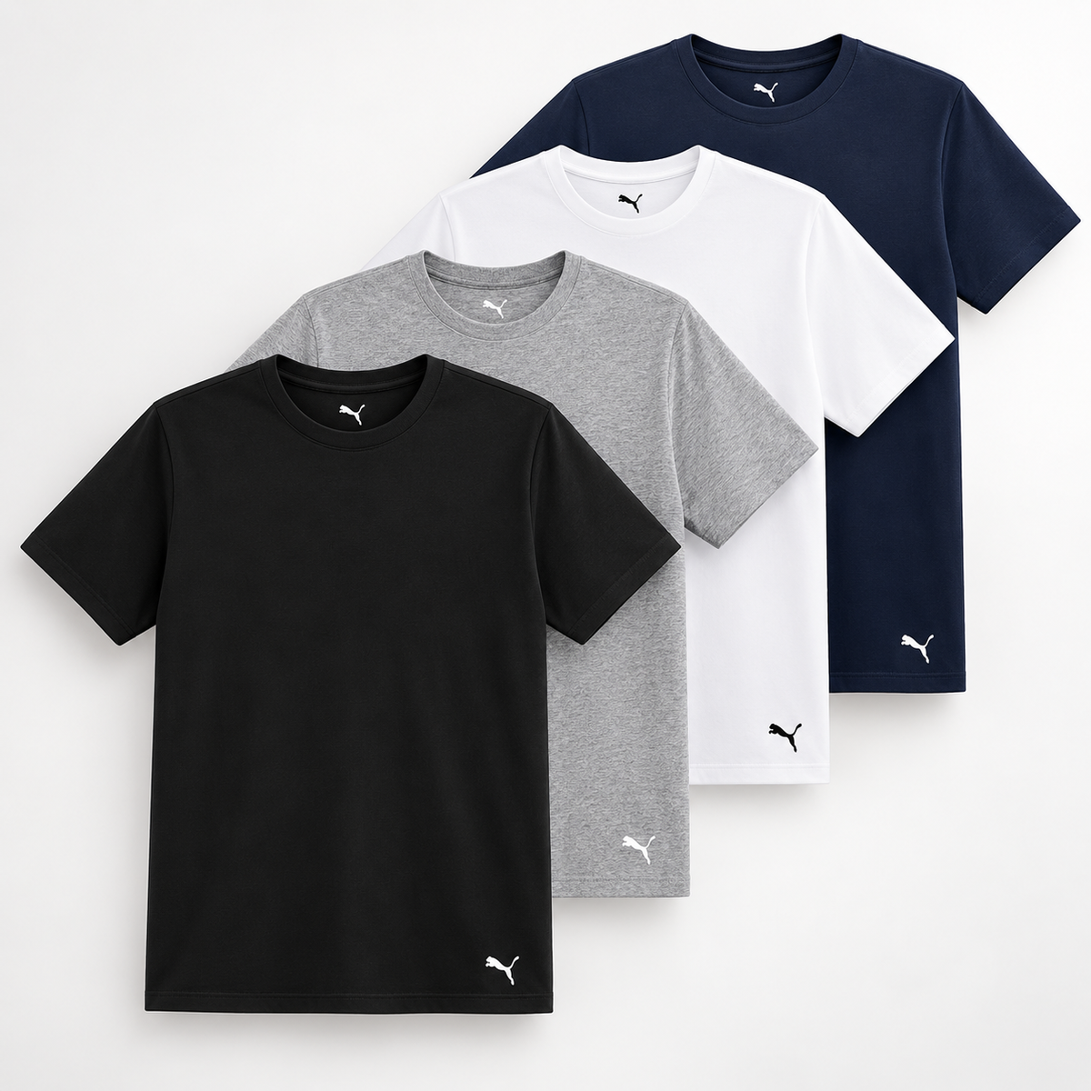 Nestvoroq Mens Essential Multi Color T Shirt Pack