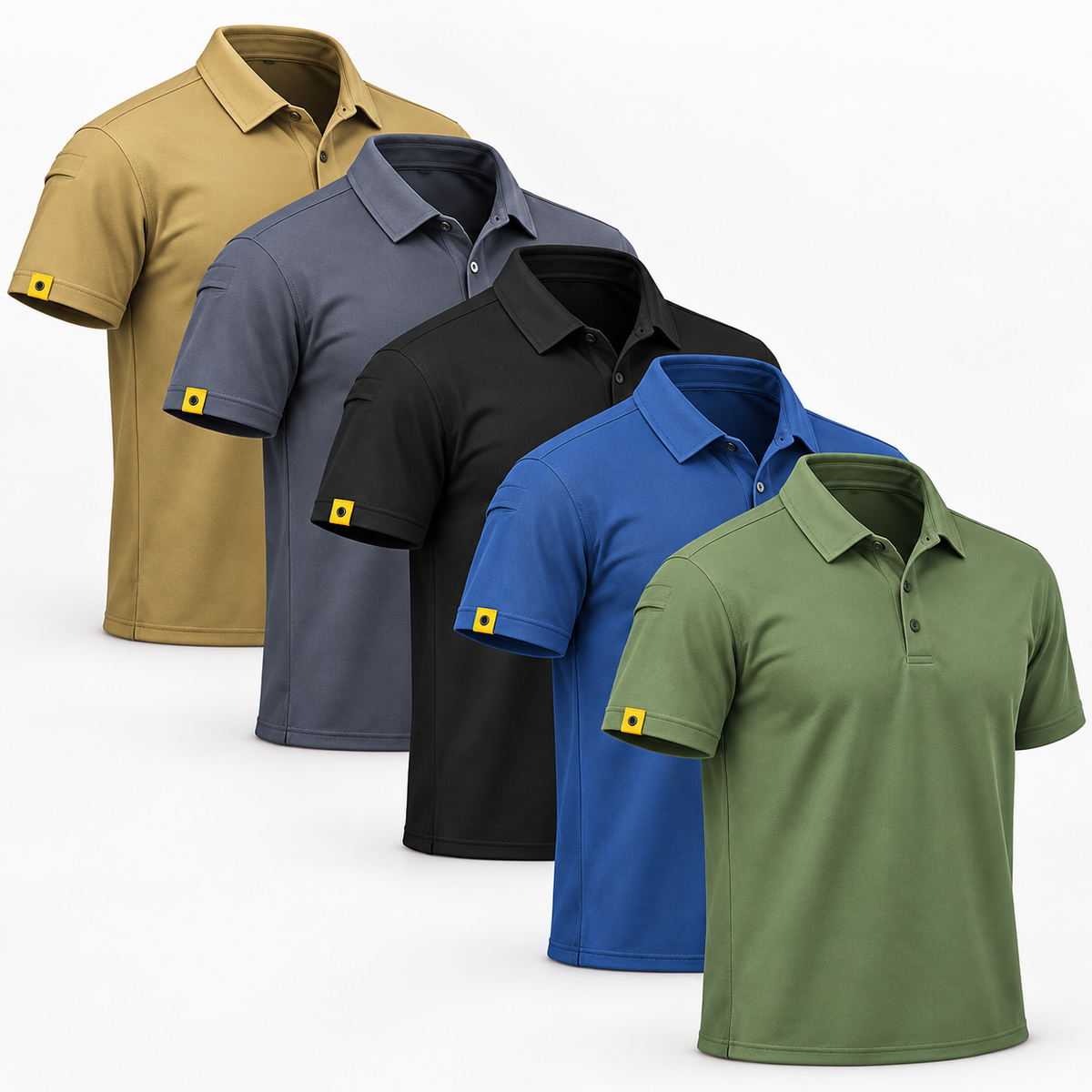 Nestvoroq Mens Polo Shirt Multi Pack
