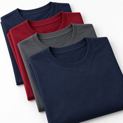 Nestvoroq Mens Casual Short Sleeve T Shirt Set