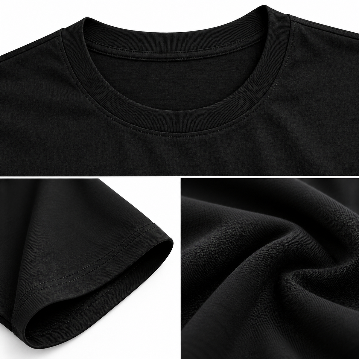 Nestvoroq Mens Basic Crew Neck Tee