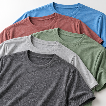 Nestvoroq Heather Crew Neck Tee Pack