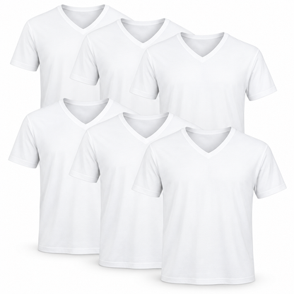 Nestvoroq Mens Classic Crew Neck T Shirt Pack