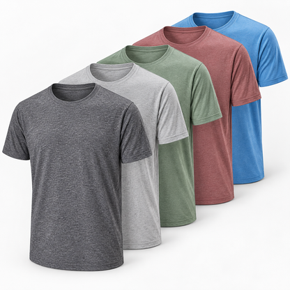 Nestvoroq Heather Crew Neck Tee Pack