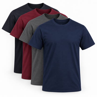 Nestvoroq Mens Casual Short Sleeve T Shirt Set