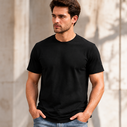 Nestvoroq Classic Crew Neck T Shirt