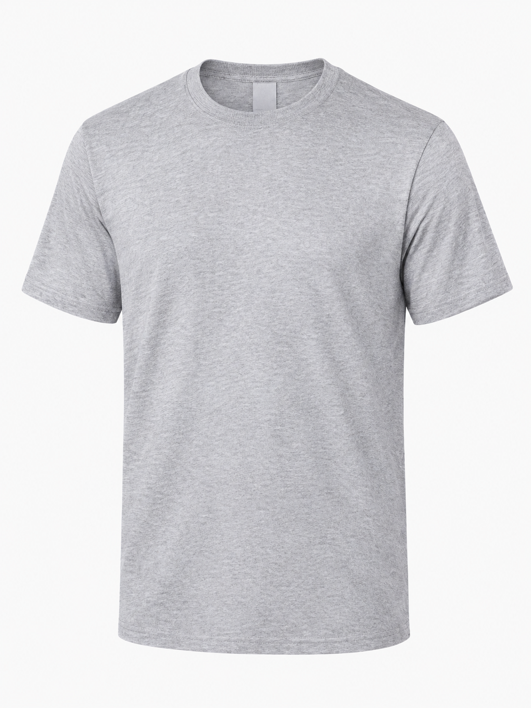 Nestvoroq Heather Gray Crew Neck Tee