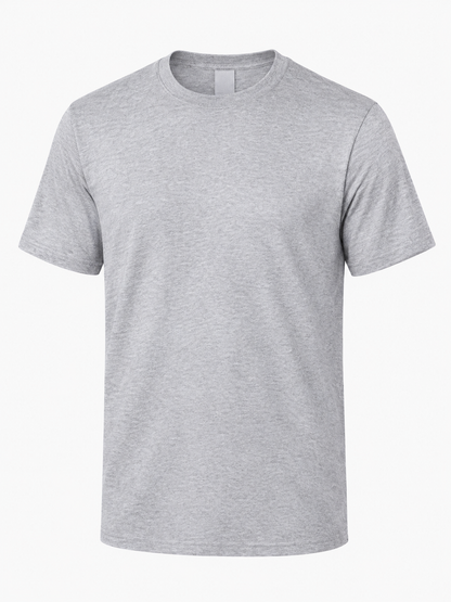 Nestvoroq Heather Gray Crew Neck Tee